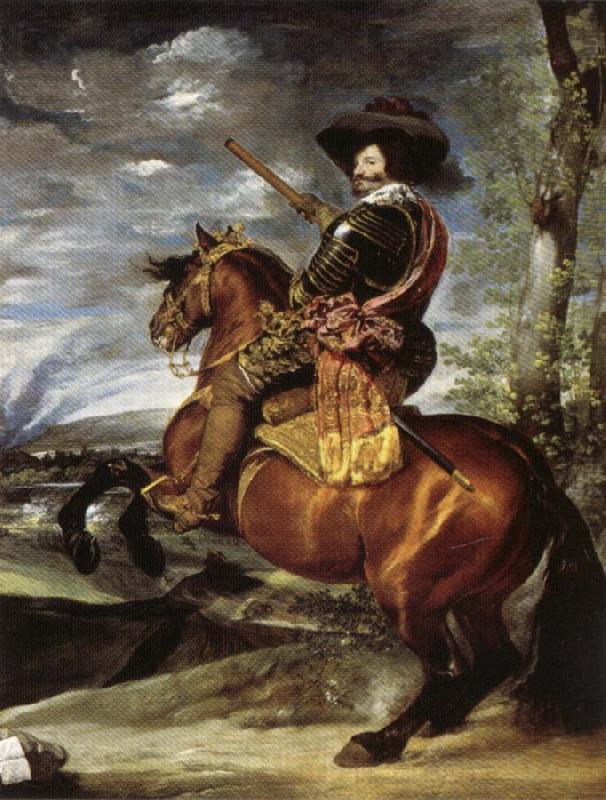 Diego Velazquez Equestraian Portrait of Gaspar de Guzman,Duke of Olivares Norge oil painting art